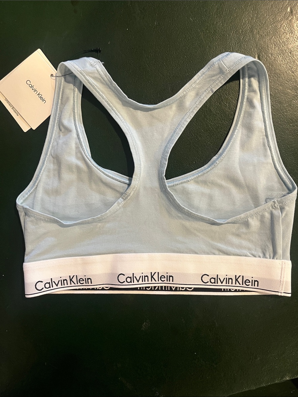 Calvin Klein Racerback Bralette - Picture 3 of 7